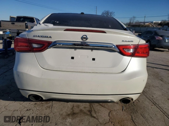 2016 Nissan Maxima SR with VIN 1N4AA6AP7GC422555, listed as a Copart auction lot 88661035 with 83,229 mi miles and Salvage title. Bid and sale history available at DreamBid. Image 6.