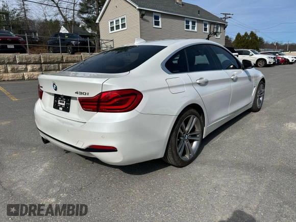 2018 BMW 4 Series 430i xDrive with VIN WBA4J3C50JBL03595, listed as a Copart auction lot 51268485 with 137,089 mi miles and Clean title. Bid and sale history available at DreamBid. Image 3.