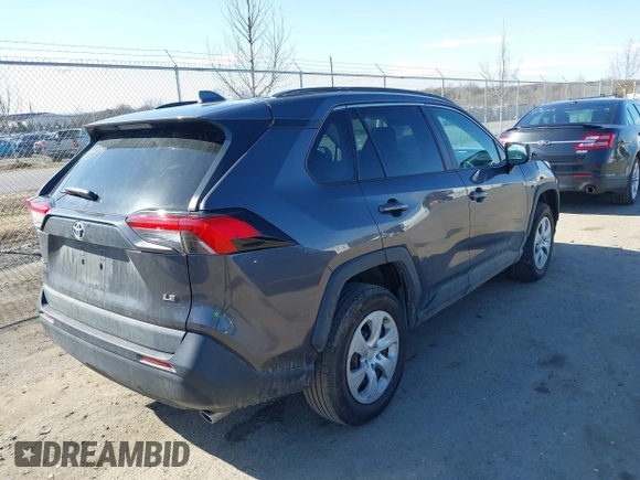 2020 Toyota RAV4 LE with VIN 2T3H1RFV8LW103724, listed as a IAAI auction lot 41738929 with 1 mi miles. Bid and sale history available at carsss.com. Image 4.