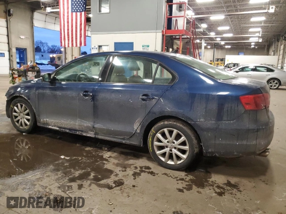 2011 Volkswagen Jetta Sedan SE with VIN 3VWDX7AJXBM342632, listed as a Copart auction lot 88998885 with 184,877 mi miles and Salvage Title. Bid and sale history available at carsss.com. Image 2.