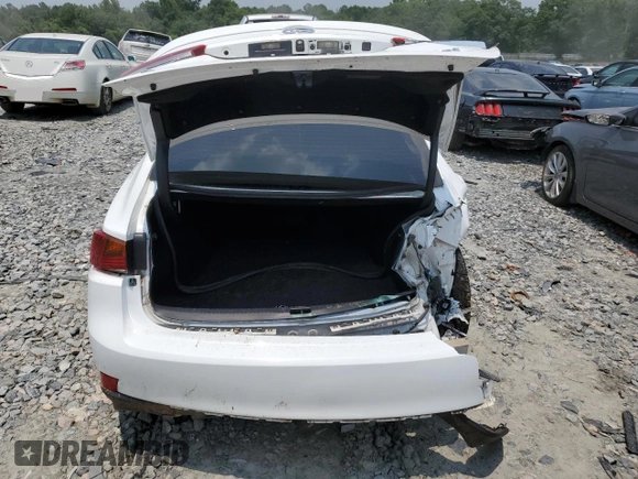 2017 Lexus IS 200t with VIN JTHBA1D25H5052504, listed as a Copart auction lot 59294565 with Not provided miles and Salvage title. Bid and sale history available at DreamBid. Image 6.