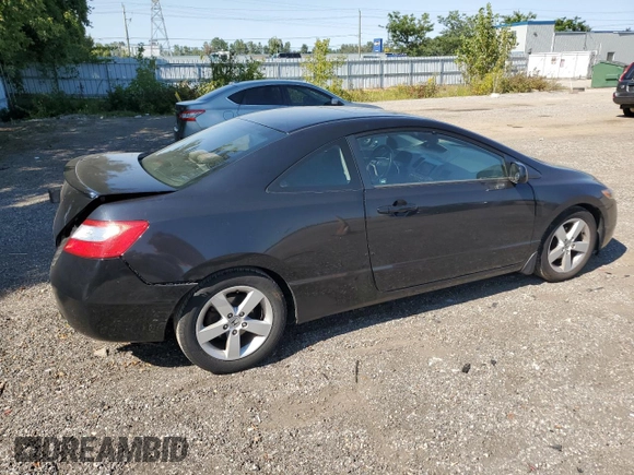 2006 Honda Civic Cpe EX with VIN 2HGFG12896H004066, listed as a Copart auction lot 69800184 with 266,610 mi miles and Salvage Title. Bid and sale history available at carsss.com. Image 3.