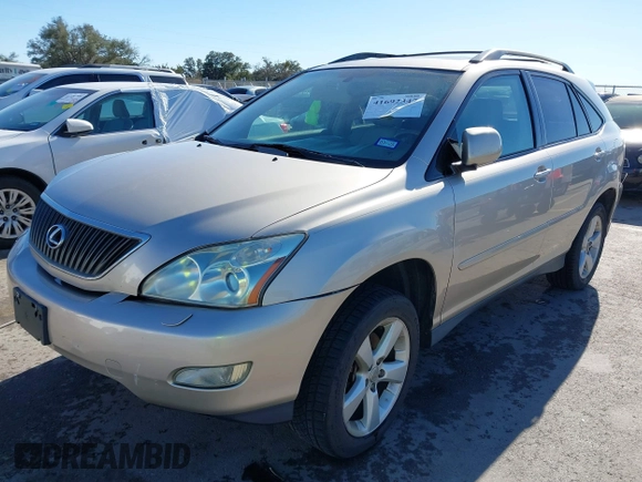 2004 Lexus RX 330 with VIN 2T2GA31U74C008568, listed as a IAAI auction lot 41692347 with 129,880 mi miles. Bid and sale history available at carsss.com. Image 2.