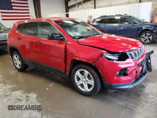 2023 Jeep Compass Sport z VIN 3C4NJDANXPT537086, wystawiony jako Copart lot #49070265 z przebiegiem 14 929 mil mil oraz Szkoda całkowita • Salvage title. Historia ofert i sprzedaży dostępna na DreamBid. Obrazek 4.