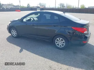 2013 Hyundai Accent GLS with VIN KMHCT4AE2DU277183, listed as a IAAI auction lot 42115698 with 103,666 mi miles. Bid and sale history available at carsss.com. Image 3.