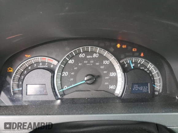 2013 Toyota Camry L with VIN 4T1BF1FK3DU283929, listed as a Copart auction lot 50601705 with 204,832 mi miles and Salvage Title. Bid and sale history available at carsss.com. Image 9.