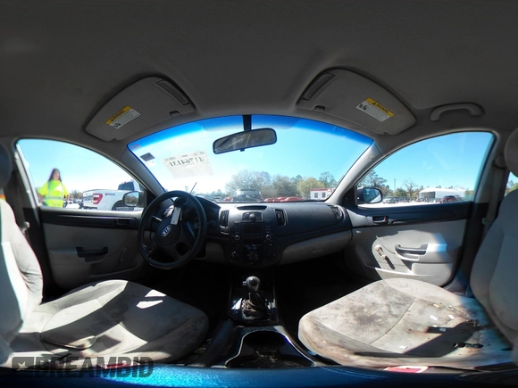 2013 Kia Forte LX with VIN KNAFT4A22D5654612, listed as a IAAI auction lot 41764131 with 240,556 mi miles. Bid and sale history available at carsss.com. Image 18.