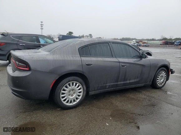 2020 Dodge Charger Police with VIN 2C3CDXKT3LH127489, listed as a Copart auction lot 43603385 with 126,645 mi miles and Salvage Title. Bid and sale history available at carsss.com. Image 3.