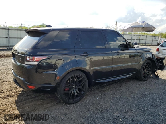 2017 Land Rover Range Rover Sport HSE Dynamic with VIN SALWV2FV4HA176090, listed as a Copart auction lot 54978145 with 137,376 mi miles and Salvage title. Bid and sale history available at DreamBid. Image 3.