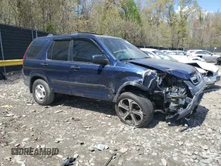 2004 Honda CR-V LX with VIN SHSRD68404U200723, listed as a Copart auction lot 53235115 with 105,164 mi miles and Salvage Title. Bid and sale history available at carsss.com. Image 4.