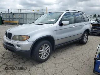 2006 BMW X5 3.0i with VIN 5UXFA13536LY42308, listed as a Copart auction lot 63107674 with 0 mi miles and Salvage Title. Bid and sale history available at carsss.com. Image 1.