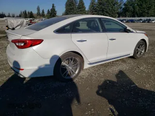 2015 Hyundai Sonata Sport with VIN 5NPE34AB5FH043748, listed as a Copart auction lot 42813165 with 91,769 mi miles and Salvage Title. Bid and sale history available at carsss.com. Image 3.