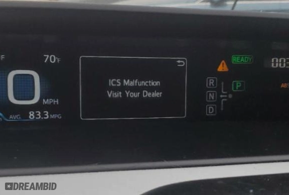 2018 Toyota Prius Prime Plus with VIN JTDKARFP9J3095382, listed as a Copart auction lot 50813355 with 67,392 mi miles and Salvage Title. Bid and sale history available at carsss.com. Image 9.