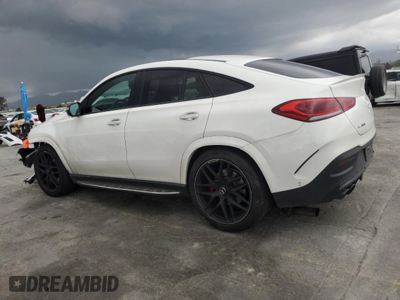 2022 Mercedes-Benz GLE 53 AMG with VIN 4JGFD6BB5NA594422, listed as a Copart auction lot 52008115 with 63,369 mi miles and Salvage title. Bid and sale history available at DreamBid. Image 2.