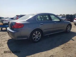 2006 Infiniti G35 with VIN JNKCV51E26M522120, listed as a Copart auction lot 62259174 with 123,641 mi miles and Salvage Title. Bid and sale history available at DreamBid. Image 3.