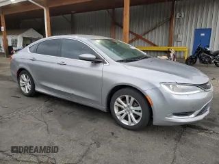 2015 Chrysler 200 Limited with VIN 1C3CCCAB6FN748483, listed as a Copart auction lot 56066135 with 142,359 mi miles and Salvage title. Bid and sale history available at DreamBid. Image 4.