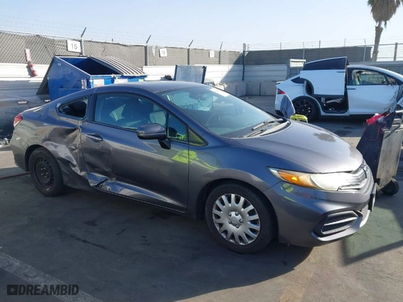 2015 Honda Civic Coupe LX with VIN 2HGFG3B56FH530995, listed as a IAAI auction lot 41278533 with 122,945 mi miles. Bid and sale history available at carsss.com. Image 13.