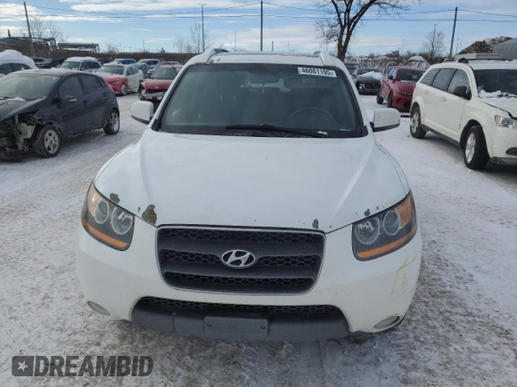 2009 Hyundai Santa Fe GL with VIN 5NMSG13E99H318861, listed as a Copart auction lot 46081195 with 294,793 mi miles and Clean title. Bid and sale history available at DreamBid. Image 5.