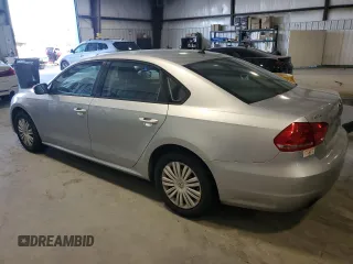 2015 Volkswagen Passat S with VIN 1VWAS7A36FC005031, listed as a Copart auction lot 52231825 with 168,247 mi miles and Clean title. Bid and sale history available at DreamBid. Image 2.