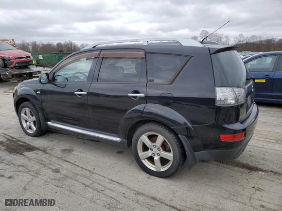 2009 Mitsubishi Outlander XLS with VIN JA4MT41X19Z012382, listed as a Copart auction lot 58723154 with 110,509 mi miles and Salvage Title. Bid and sale history available at carsss.com. Image 2.