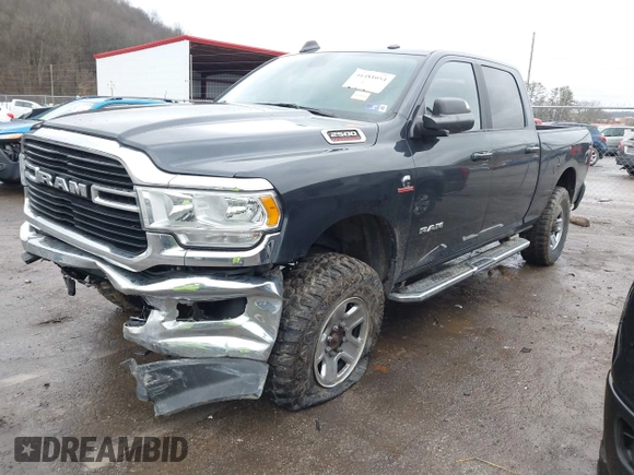 2021 Ram 2500 Big Horn with VIN 3C6UR5DL5MG522513, listed as a IAAI auction lot 41481054 with 68,107 mi miles. Bid and sale history available at carsss.com. Image 18.