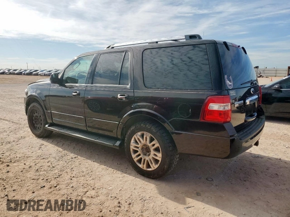 2013 Ford Expedition Limited with VIN 1FMJU2A58DEF01933, listed as a Copart auction lot 62985585 with Not provided miles and Clean title. Bid and sale history available at DreamBid. Image 2.