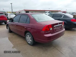2003 Honda Civic LX with VIN 1HGES16533L002595, listed as a IAAI auction lot 42203163 with 191,487 mi miles and . Bid and sale history available at DreamBid. Image 3.