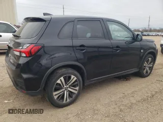2020 Mitsubishi Outlander ES with VIN JA4AP3AU1LU017562, listed as a Copart auction lot 82314074 with 112,089 mi miles and Salvage title. Bid and sale history available at DreamBid. Image 3.