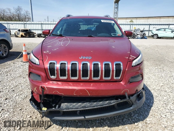 2017 Jeep Cherokee Latitude with VIN 1C4PJMCB3HW587884, listed as a Copart auction lot 52909405 with 155,881 mi miles and Salvage Title. Bid and sale history available at carsss.com. Image 5.