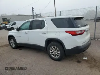 2018 Chevrolet Traverse LS with VIN 1GNEVFKW5JJ145405, listed as a Copart auction lot 71058774 with 129,885 mi miles and Salvage Title. Bid and sale history available at carsss.com. Image 2.