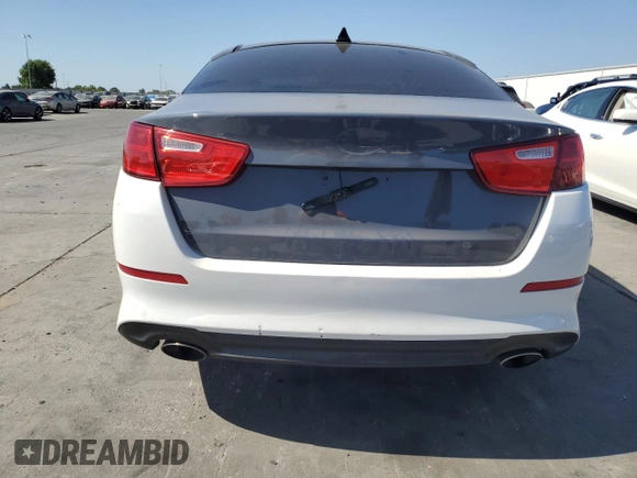 2015 Kia Optima LX with VIN 5XXGM4A70FG383838, listed as a Copart auction lot 60564015 with 112,163 mi miles and Salvage title. Bid and sale history available at DreamBid. Image 6.