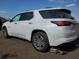 2023 Chevrolet Traverse High Country with VIN 1GNEVNKW3PJ325713, listed as a Copart auction lot 77444454 with 9,733 mi miles and Salvage Title. Bid and sale history available at carsss.com. Image 2.