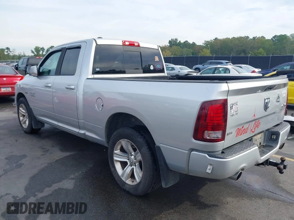 2015 Ram 1500 Sport with VIN 1C6RR7HT2FS545545, listed as a IAAI auction lot 40477491 with 231,239 mi miles and . Bid and sale history available at DreamBid. Image 3.