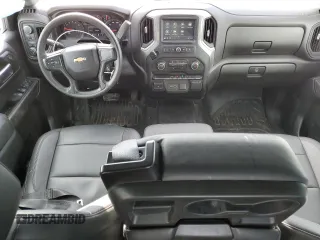 2021 Chevrolet Silverado 1500 Work Truck with VIN 1GCUYAEF6MZ240376, listed as a Copart auction lot 87889315 with 83,680 mi miles and Salvage Title. Bid and sale history available at DreamBid. Image 8.