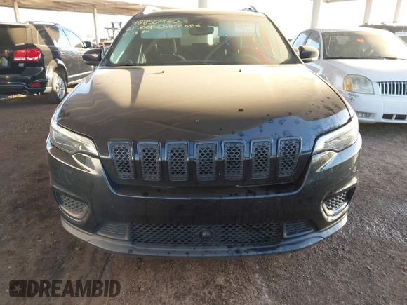 2021 Jeep Cherokee Latitude with VIN 1C4PJLCB2MD156274, listed as a IAAI auction lot 40850430 with 50,375 mi miles. Bid and sale history available at carsss.com. Image 12.