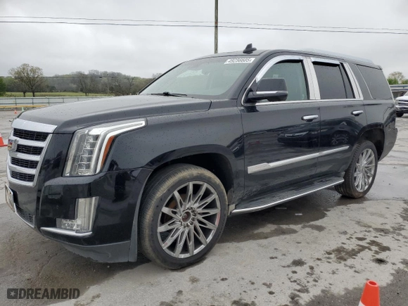 2016 Cadillac Escalade Luxury Collection with VIN 1GYS4BKJXGR104915, listed as a Copart auction lot 49256605 with 101,484 mi miles and Salvage Title. Bid and sale history available at carsss.com. Image 1.