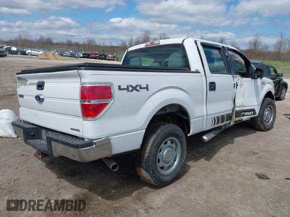 2014 Ford F-150 XL with VIN 1FTFW1EF0EKG24050, listed as a IAAI auction lot 42074584 with 129,448 mi miles and . Bid and sale history available at DreamBid. Image 4.