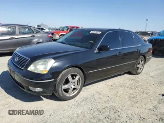 2001 Lexus LS 430 with VIN JTHBN30F710029902, listed as a Copart auction lot 55810405 with 234,143 mi miles and Clean Title. Bid and sale history available at DreamBid. Image 1.
