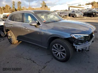 2023 Mercedes-Benz GLC with VIN W1NKM4HB4PF024165, listed as a Copart auction lot 42906385 with 13,284 mi miles and Salvage Title. Bid and sale history available at carsss.com. Image 4.