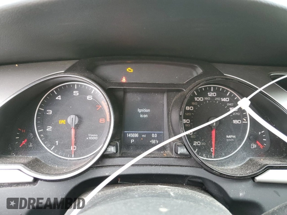 2009 Audi A5 with VIN WAUDK78T89A025803, listed as a Copart auction lot 50988555 with 145,696 mi miles and Clean Title. Bid and sale history available at carsss.com. Image 9.