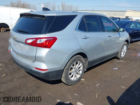 2019 Chevrolet Equinox LT with VIN 3GNAXUEV5KS670478, listed as a IAAI auction lot 41745218 with 56,996 mi miles and . Bid and sale history available at DreamBid. Image 4.