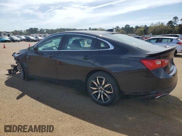 2020 Chevrolet Malibu RS with VIN 1G1ZG5ST9LF123720, listed as a Copart auction lot 49357305 with 38,296 mi miles and Salvage Title. Bid and sale history available at DreamBid. Image 2.