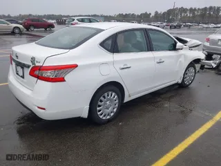 2015 Nissan Sentra SV with VIN 3N1AB7AP2FY287183, listed as a IAAI auction lot 41851052 with 236,143 mi miles. Bid and sale history available at carsss.com. Image 4.