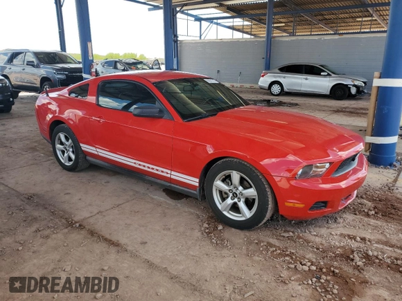 2010 Ford Mustang V6 with VIN 1ZVBP8AN6A5128015, listed as a Copart auction lot 59201315 with 143,591 mi miles and Salvage title. Bid and sale history available at DreamBid. Image 4.