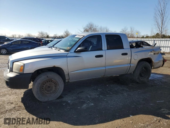 2006 Dodge Dakota ST with VIN 1D7HW28K56S518482, listed as a Copart auction lot 47699645 with 249,397 mi miles and Clean Title. Bid and sale history available at DreamBid. Image 1.