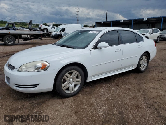 2014 Chevrolet Impala LS with VIN 2G1WA5E36E1136967, listed as a Copart auction lot 62492275 with 168,092 mi miles and Clean title. Bid and sale history available at DreamBid. Image 1.