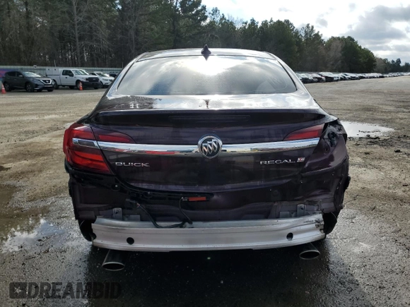 2017 Buick Regal Premium II with VIN 2G4GR5GX0H9131544, listed as a Copart auction lot 43786165 with 122,983 mi miles and Salvage Title. Bid and sale history available at carsss.com. Image 6.