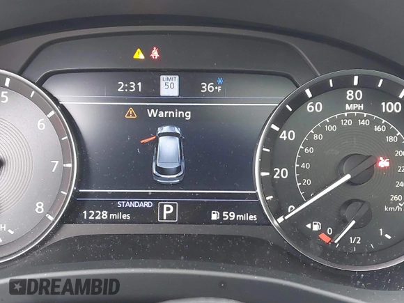 2025 Infiniti QX50 Sport with VIN 3PCAJ5FB2SF103397, listed as a IAAI auction lot 41566790 with 1,228 mi miles and . Bid and sale history available at DreamBid. Image 7.