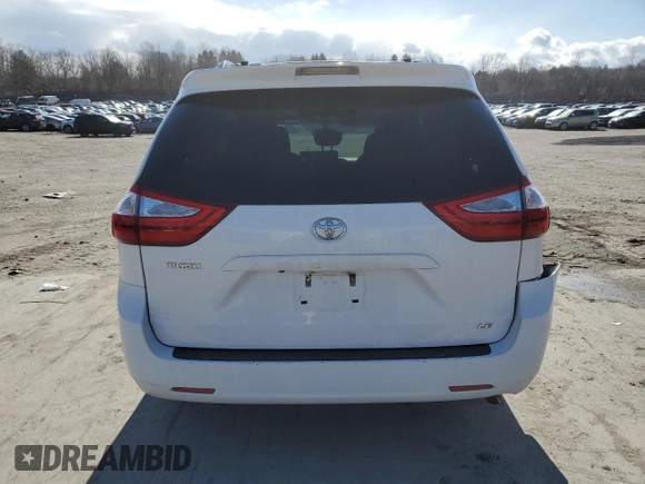 2015 Toyota Sienna LE AAS with VIN 5TDKK3DC2FS584738, listed as a Copart auction lot 50692905 with 88,022 mi miles and Salvage Title. Bid and sale history available at carsss.com. Image 6.