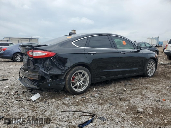 2016 Ford Fusion SE with VIN 3FA6P0T98GR163785, listed as a Copart auction lot 61542735 with 112,776 mi miles and Salvage title. Bid and sale history available at DreamBid. Image 3.
